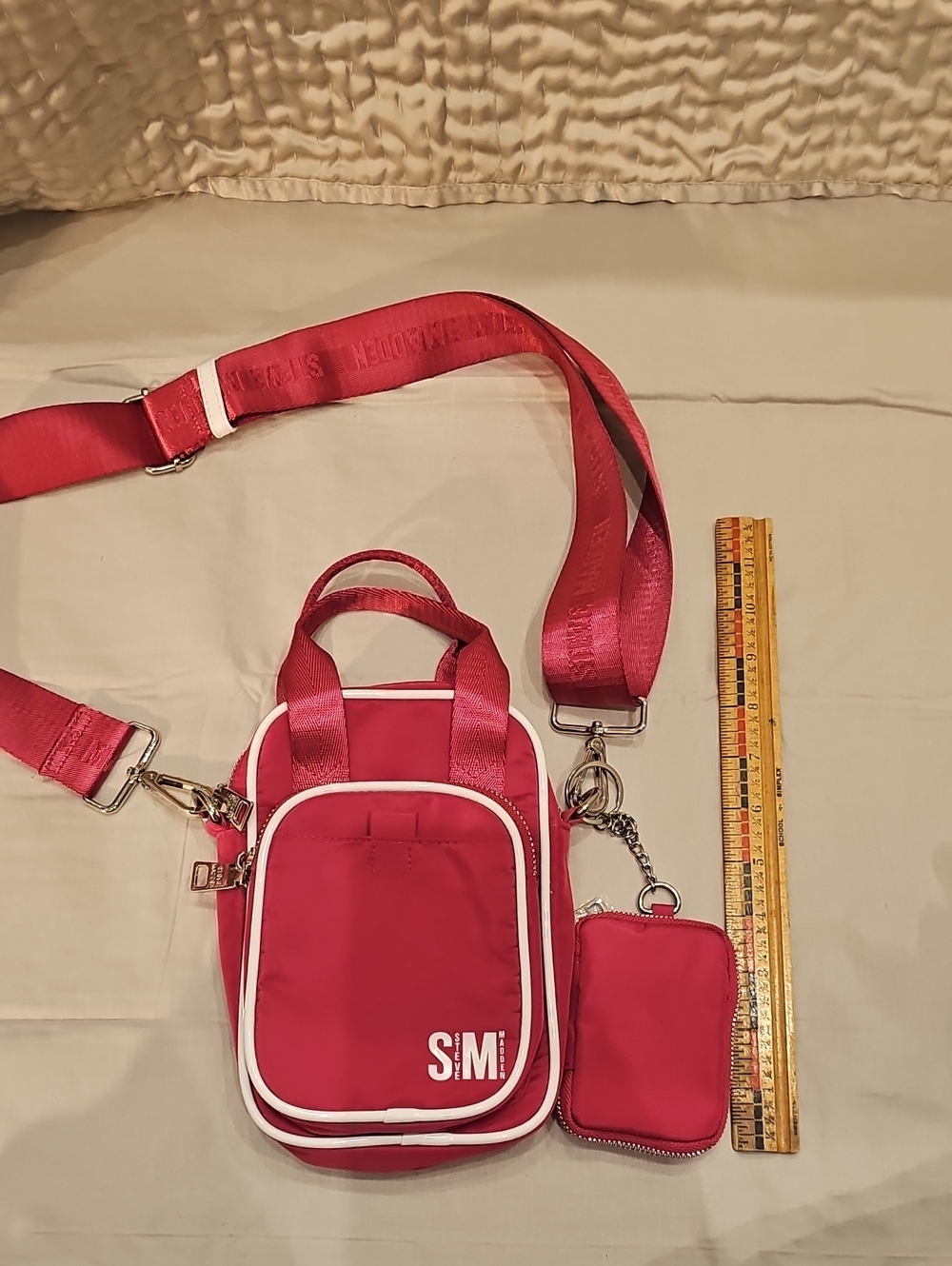 Steve Madden Pink Mini Crossbody with Pouch